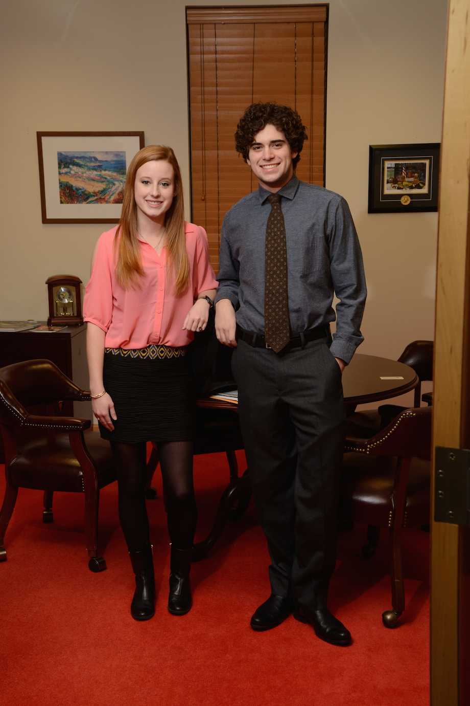 Most Likely to Succeed: Parker McGowan and Claire McDowell  (photo courtesy of Mr. Hubert Worley)